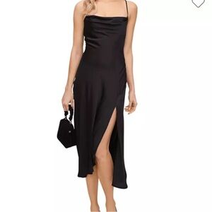 ASTR The Label-Strappy Cowl Neck Slip Dress